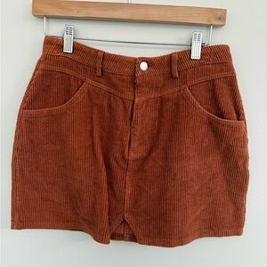 Women's Corduroy Brown Shorts